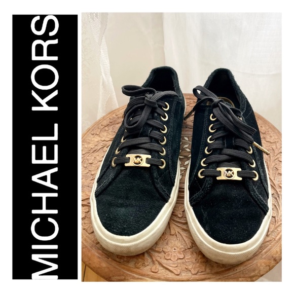 Michael Kors black sneakers size 6 - Picture 1 of 7
